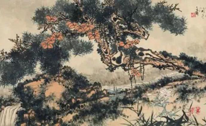 潘天寿"一棵松树"2亿多,李可染《井冈山》1.38亿成交