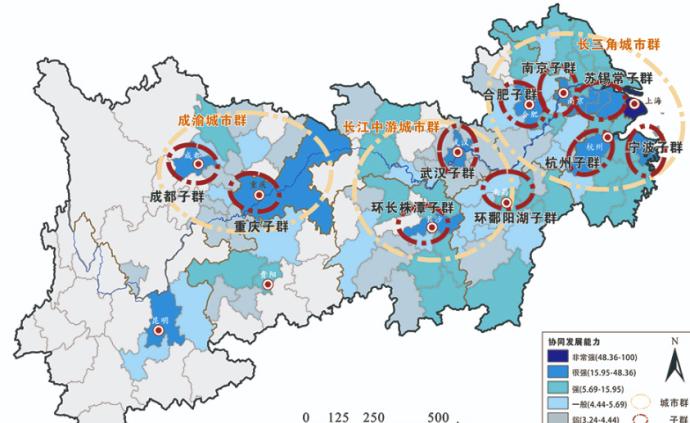 长江经济带城市协同发展能力指数发布,上海连续五年位居榜首