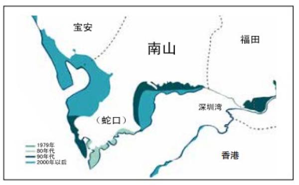 深圳海岸线用途 八十年代之蛇口:炸山填海,种下梧桐引凤凰 1979年7月图片