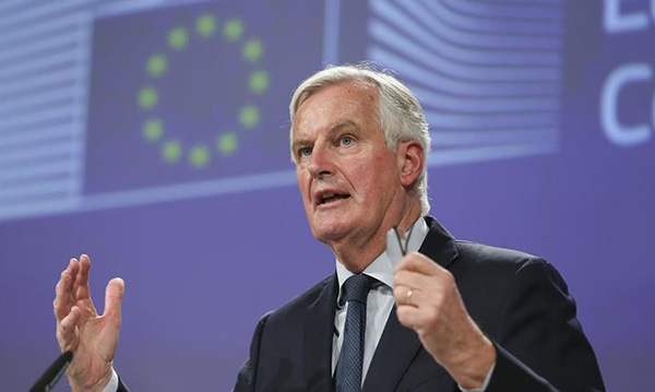 欧盟脱欧谈判首席代表:必须准备好应对英国无