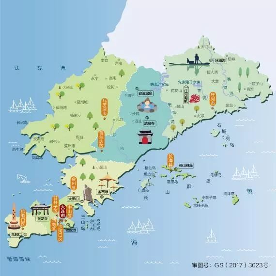 辽宁省大连市人文地图图片