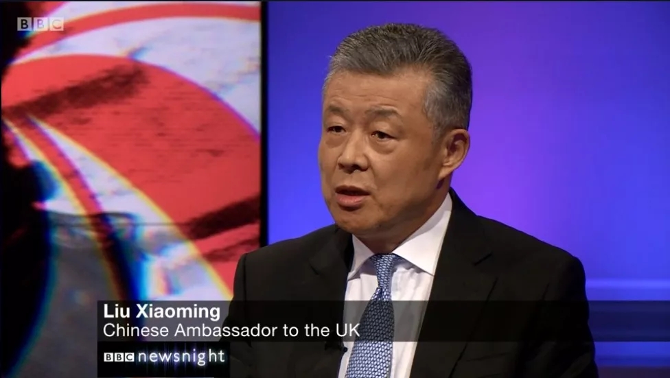 刘晓明大使接受BBC《新闻之夜》栏目直播专访