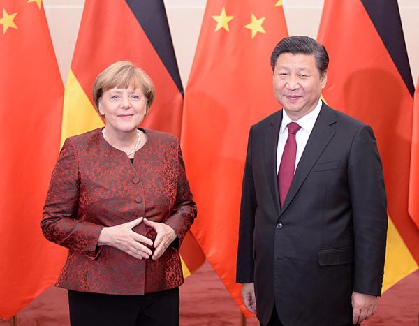 习近平会见德国总理默克尔:发展中德关系要立