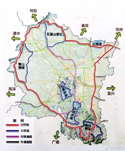 今年江苏省启动了旅游风景道创建工作,南京紫金山绿色长廊旅游风景道图片