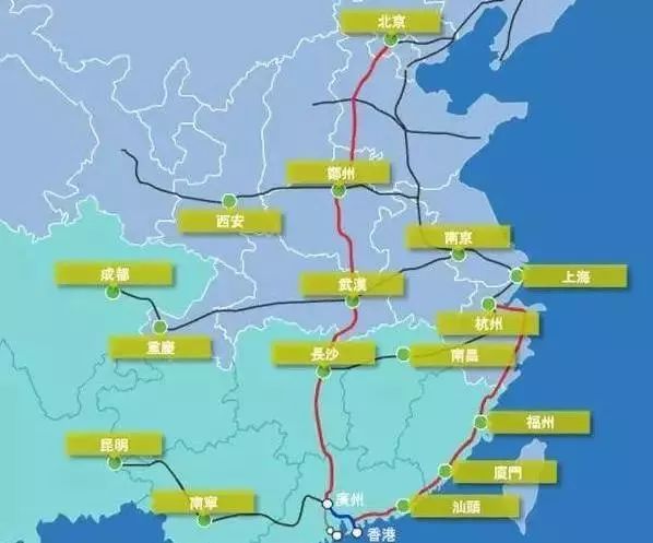 昆明发布  长途列车则可直达北京,上海,昆明,桂林,贵阳,石家庄,郑州图片