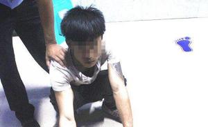 贵州水城一面包车冲关未果被查处，两男子提杀猪刀威胁民警