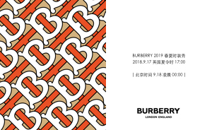 Burberry 2019春夏时装秀