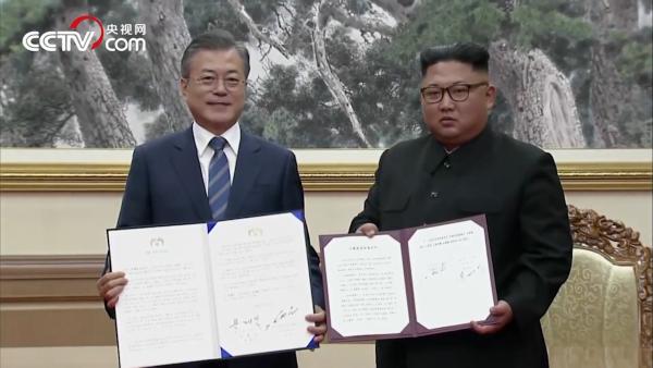 朝韩签署《平壤共同宣言》，促半岛无核