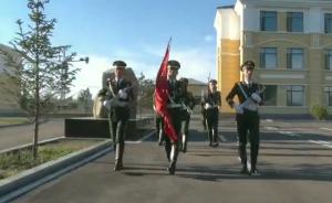 漠河北极村的国庆升国旗仪式