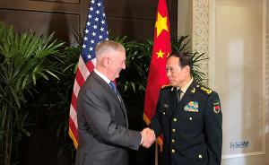 中美防长新加坡会晤：推动两军关系成为两国关系的稳定器