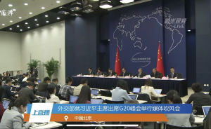 直播录像丨外交部就习近平主席出席G20峰会举行媒体吹风会