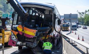 香港青衣车祸涉事车辆系航空公司员工穿梭巴士