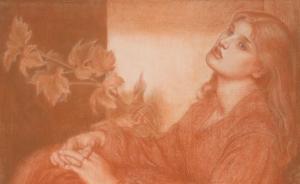 一幅前拉斐尔派画家素描首次公开，曾在二手书店被意外淘得