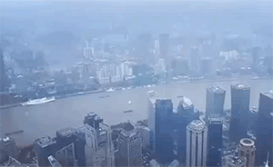 上海高空飘雪低空时化为雨，气象专家：明晚下纯雪可能性较大