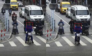 上海试点电子警察查处非机动车路口越线停车，已抓拍30余起