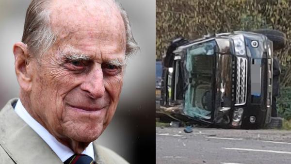 97岁菲利普亲王车祸，汽车侧翻未受伤