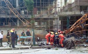 湖南华容一塔吊拆卸时坍塌，4死1伤