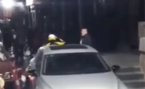 北京通州警方通报“外卖小哥遭轿车司机殴打”：打人者被刑拘