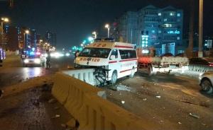 哈尔滨一新婚夫妻被撞1死1伤，前往救援的120又发生车祸
