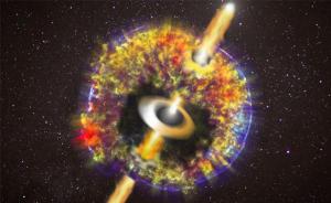 中子星并合后的宇宙喷泉：接近光速，引全球32台望远镜围观