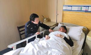 扑倒骑车逃窜的嫌疑人，武汉58岁老民警2根肋骨被撞断