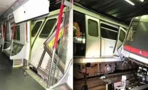 香港地铁两列车凌晨测试新系统相撞，车上无乘客2名车长送医
