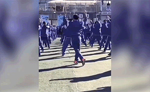 迪斯科！北京“舞王”中学生激情跳操走红