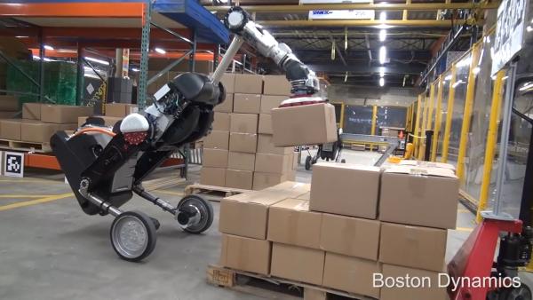 波士顿动力秀物流机器人：能搬15公斤