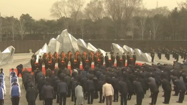 第六批在韩志愿军烈士遗骸今日安葬