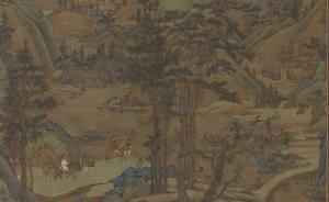 台北故宫看大千：传董源《江堤晚景》是他一生未尝割爱的画作