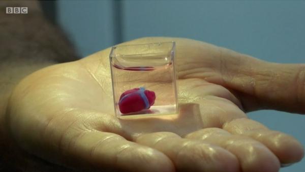 全球首个3D打印心脏来了，仅2.5厘米