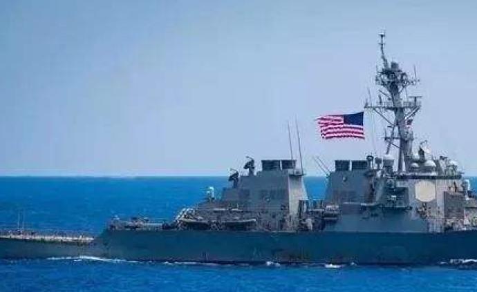 美两艘军舰28日通过台湾海峡，外交部：已向美方表达关切
