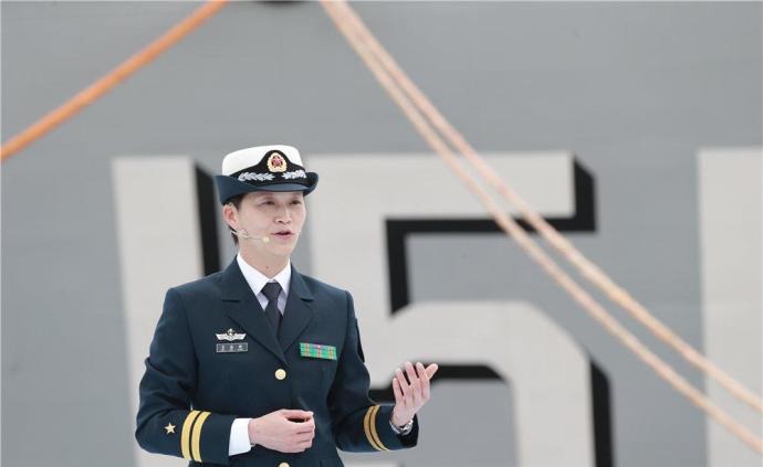 人民海军首位女实习舰长即将迎来舰长考核：希望超过100分