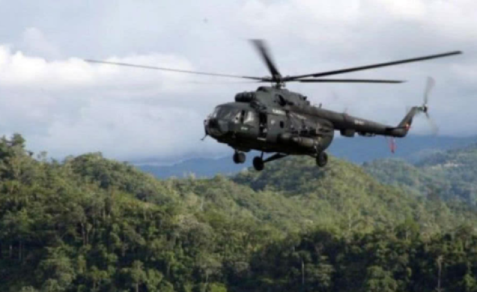 委内瑞拉一军用直升机坠毁机上七人全部丧生，失事原因正调查