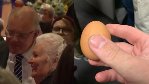 澳大利亚总理遭遇“蛋袭”，鸡蛋却没碎