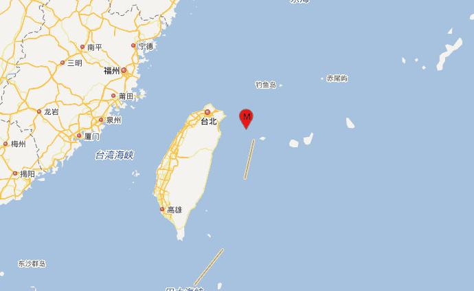 台湾宜兰县海域发生4.4级地震，震源深度90千米