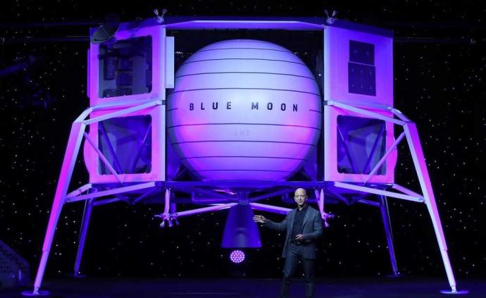 贝索斯公布登月计划：2024年送人上月球，登陆器叫蓝月亮