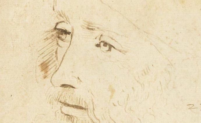 这幅达·芬奇暮年肖像是最接近他的“快照”，忧郁而有思想
