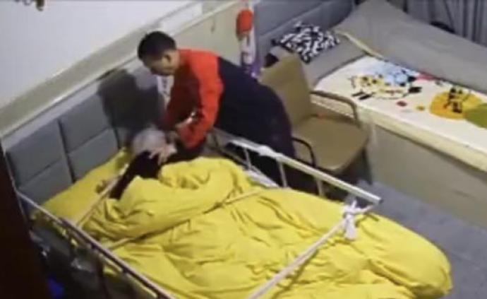 百岁老人去世前被护工多次绑在床上，涉事养老院停业整顿