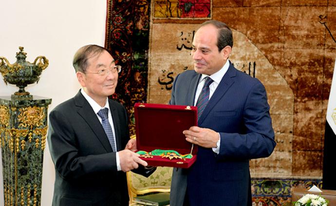 驻埃及大使宋爱国就职9年后即将离任，获埃及总统授勋