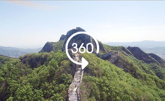 360°全景｜“鹰飞倒仰”，探访北京箭扣长城修缮现场