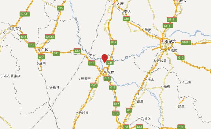 吉林松原宁江深夜发生4.0级地震，震源深度12千米