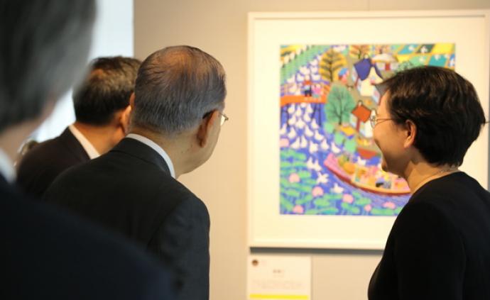 “艺江南·春色秋雨图”金山农民画展在东京开幕