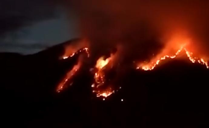 涼山再發森林大火：雷擊所致，仍在撲救