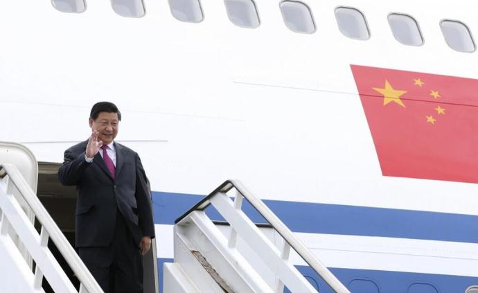 习近平结束对吉、塔两国国事访问并出席两大峰会回到北京