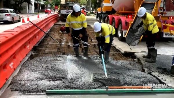 悉尼测试环保混凝土，生产中二氧化碳少