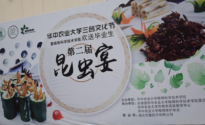 煎炒烹炸，华中农大办昆虫宴送别毕业生