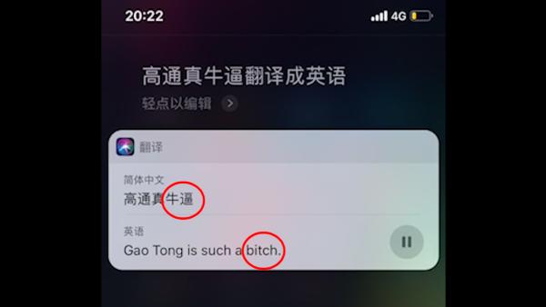苹果Siri侮辱性翻译？连库克都没放过