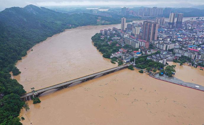 湘江下游发生超50年一遇特大洪水，11条河流超警
