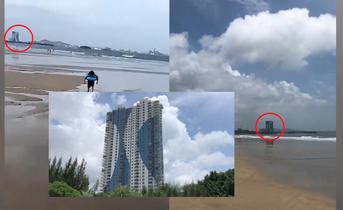 杭州女童游玩地与漳州一处海滩高度相似